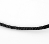 Picture of Polyester Jewelry Cord Rope Black 2mm( 1/8"), 1 Roll(Approx 90M/Roll)