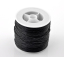 Picture of Cotton 80M(3149-5/8") Black Waxed Cotton Cord 1.1mm Dia. -0.7mm Dia. for Bracelet/ Necklace,1 Roll