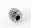 Picture of Zinc Based Alloy Spacer Beads Lantern Antique Silver Color Carved About 6mm Dia, Hole:Approx 2.2mm, 100 PCs