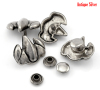 Picture of Zin Based Alloy Spike Rivet Studs Antique Silver Color 20x18mm(6/8"x6/8") 8x3.5mm(3/8"x1/8"), 20 Sets