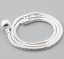 Imagen de Collares Estilo Europeo Cobre,Argentado Con "Love" Snap Corchete,50.0cm de longitud 2 Unidades