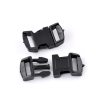 Picture of Plastic Buckle Clasps For Survival Bracelet Black 29mm x 16mm, 50 Sets