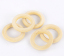 Immagine di 20 Pz Legno Naturale Pendenti Charms Connettori Accessori Anello Beige 5.6cm Dia