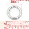 Picture of Zinc Based Alloy Safety Rings Round Silver Tone 25mm Dia, 1 Piece