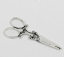 Picture of Charms Pendants Scissors Antique Silver Color(Can Hold SS16/SS12 Rhinestone) 6x2.5cm,20PCs