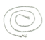Image de Collier de Chaîne Maille Torsade en Acier Inoxydable Argent Mat 53cm long, Taille de chaînon: 2.3mm, 5 PCs
