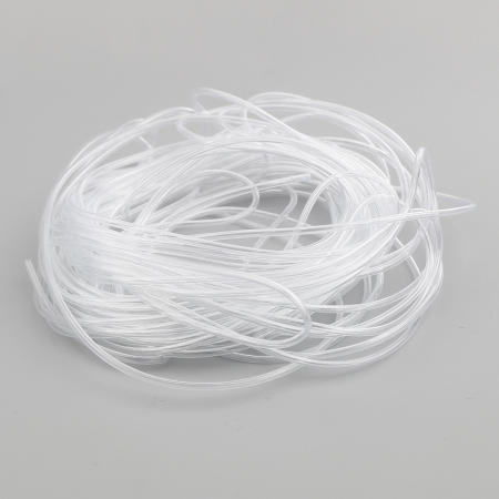 Image de Cordon de Tube de Tuyau Creux en Caoutchouc Transparent 2mm, 10 M