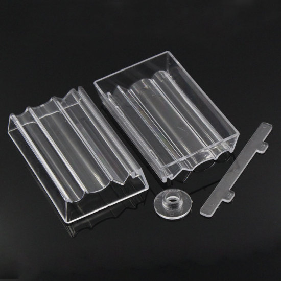 Picture of Bead Roller For Jewelry Making Perfect Polymer Clay Beads Rectangle Transparent 10.2cm x 6.4cm x 1.9cm(4"x2 4/8"x 6/8"), 2 Sets