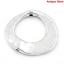 Picture of Zinc Based Alloy Spacer Beads Ring Antique Silver Color About 21mm x 20mm, Hole:Approx 1mm, 30 PCs
