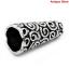 Picture of Zinc Based Alloy Spacer Beads Cone Antique Silver Color Carved About 18mm x 9mm, Hole:Approx 2mm, 50 PCs