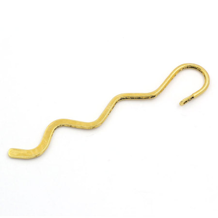 Picture of Bookmarks Twist Gold Tone Antique Gold 8.4x1.5cm long,10PCs