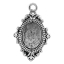 Imagen de Colgantes Bases Camafeo Aleación Óvalo,Plata Antigua (Apta 18mm x 13mm ) 4cm x 25mm, 10 Unidades