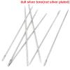 Picture of 1.2mm Iron Based Alloy Sewing Needles Silver Tone 8.9cm(3 4/8") Long, 45 PCs