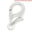 Picture of Zinc Based Alloy Lobster Clasps Silver Tone 16mm x 9mm, 50 PCs