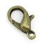 Immagine di Lega di Zinco Fibbia Aragosta Tono del Bronzo 10mm x 6mm, 200 Pz