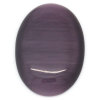 Picture of Glass Imitation Cat's Eye Cabochon Oval Purple 25x18mm,10PCs 
