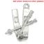 Image de Pendentifs en Alliage de Zinc Forme Equipement à Ski Argent mat, 23.0mm x 18.0mm, 20 Pièces 