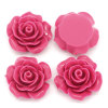 Picture of Resin Embellishments Flower Fuchsia 18mm( 6/8") x 19mm( 6/8"), 50 PCs