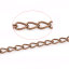 Imagen de Aleación Enlace Curb Cadena,Óxidos de Cobre Cerrar Enlace Curb Cadena,7x5mm 6M