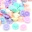Picture of Pastel Acrylic Beads Flower At Random Mixed About 12mm x 7mm, Hole: Approx 1.6mm, 200 PCs