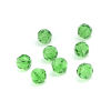 Picture of Glass Beads Round Green Faceted About 13mm Dia, Hole: Approx 1.9mm, 10 PCs