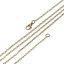 Imagen de Hierro Cable Cadena Cruz Collares Tono Bronce 66cm longitud, Cadena: 3x2.3mm, 1 Juego ( 12 Unidades/Juego)