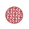Picture of Brass Filigree Stamping Connectors Round Red Flower 20mm Dia., 10 PCs                                                                                                                                                                                         