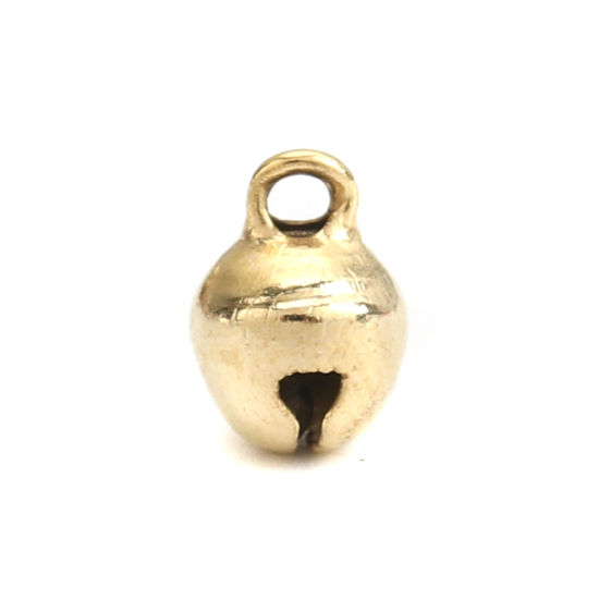 Picture of Copper Charms Bell Gold Plated 8mm x 6mm, 200 PCs