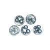 Изображение Смола Газоплотный Кабошон полусферический Темно-серый Прозрачный С Исскуственными Жемчугами 15мм диаметр, 10 ШТ
