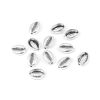 Picture of Zinc Based Alloy Spacer Beads Shell Antique Silver Color Hollow 15mm x 11mm, Hole: Approx 1.6mm, 50 PCs