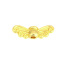 Imagen de Zamak Cuentas Ala Chapado en Oro Tallado Aprox 14mm x 5mm, Agujero: Aprox 1.5mm, 100 Gramos (Aprox 280 PCs)