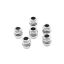 Picture of Zinc Based Alloy Spacer Beads Barrel Antique Silver Color 6mm x 5mm, Hole: Approx 2.5mm, 100 PCs