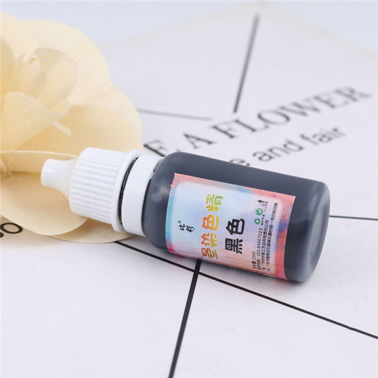 Picture of ( 10ml ) Liquid Dye Resin Jewelry Craft Black 6.1cm x 2.1cm, 1 Piece