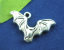 Immagine di Lega di Zinco Halloween Charm Ciondoli Pipistrello Argento Antico 23mm x 15mm, 30 Pz