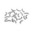 Picture of Zinc Based Alloy Spacer Beads Dragonfly Animal Antique Silver About 20mm x 7mm, Hole: Approx 0.8mm, 2000 PCs