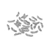 Picture of Zinc Based Alloy Spacer Beads Wing Antique Silver About 22mm x 6mm, Hole: Approx 1.1mm, 1000 PCs