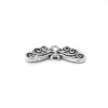 Picture of Zinc Based Alloy Spacer Beads Wing Antique Silver About 22mm x 6mm, Hole: Approx 1.1mm, 1000 PCs