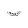 Picture of Zinc Based Alloy Spacer Beads Wing Antique Silver About 21mm x 8mm, Hole: Approx 1mm, 1000 PCs