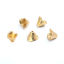 Picture of Zinc Based Alloy Spacer Beads Flower Gold Plated About 13mm x 10mm, Hole: Approx 1.5mm, 5 PCs