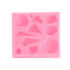 Imagen de Silicona Molde Rectángulo Rosado Concha 8cm x 7.5cm, 1 Unidad