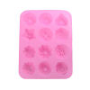 Picture of Silicone Resin Mold For Jewelry Making Rectangle Pink Shell 8cm x 7.5cm, 1 Piece