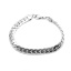 Image de Bracelets en 304 Acier Inoxydable Argent Mat 21cm long, 1 Pièce