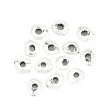 Picture of Zinc Based Alloy Beads Irregular Antique Silver Color About 7mm x 6mm, Hole: Approx 2.1mm, 100 PCs