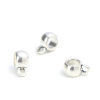 Imagen de Zamak Bails Cuentas Cilíndrico Argentado 9mm x 4mm, 100 Unidades