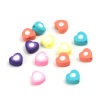 Picture of Polymer Clay Beads Heart At Random About 10mm x 9mm, Hole: Approx 2.8mm, 50 PCs