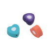 Picture of Polymer Clay Beads Heart At Random About 10mm x 9mm, Hole: Approx 2.8mm, 50 PCs