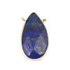 Picture of December Birthstone - (Grade A) Lapis Lazuli ( Natural ) Connectors Drop Deep Blue 29mm x 16mm, 1 Piece