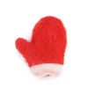 Picture of Wool Christmas For DIY & Craft Red Sock 4cm x 3.3cm, 2 PCs