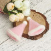 Picture of Wool For DIY & Craft Pink Christmas Hats 5.5cm x 4.4cm, 5 PCs
