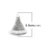 Picture of Wool For DIY & Craft Gray Christmas Hats 5.5cm x 4.4cm, 5 PCs